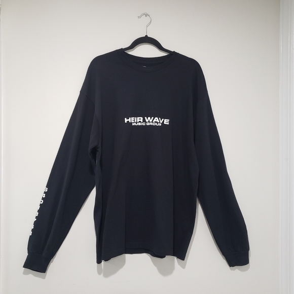 Heir Wave Music Group Black Long Sleeves Shirt XL - Picture 2 of 11
